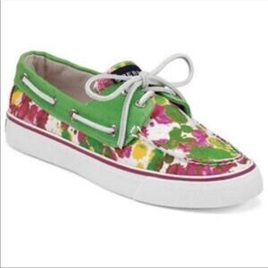 Sperry Womens paint splatter boat shoes size 6.5M